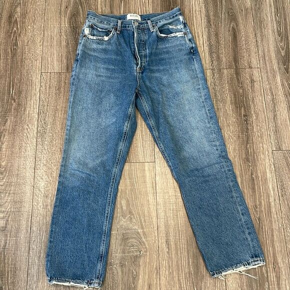 AGOLDE RILEY HIDDEN BUTTON FLY JEANS SIZE 26 - Picture 1 of 8